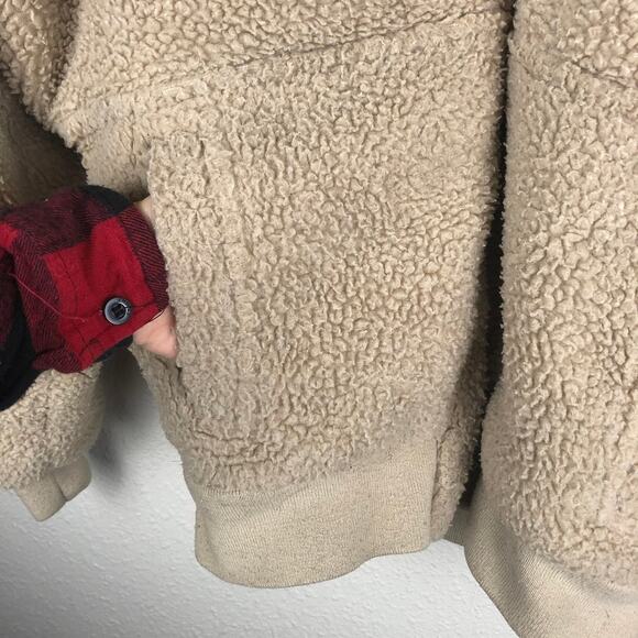 Oak + Fort Camel Teddy Sherpa Bomber (Jacket 1945) "The New Sherpa Jacket" - Picture 5 of 8